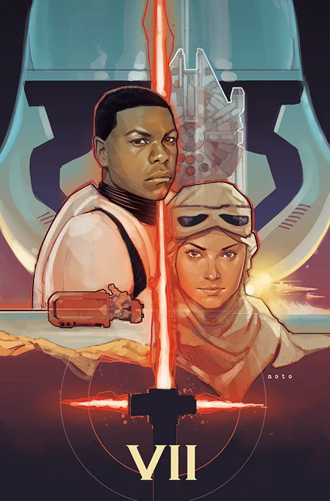 STAR WARS- EPISODE VII- Now in color! I wanted to do a quick color pass before I get back to work on Black Widow and my various other projects. I think I&#8217;ve gotten it out of my system &#8230;for now :)
