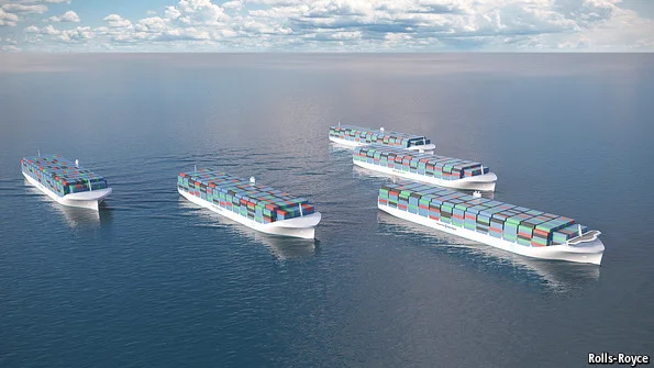 Monitor, Ghost ships, The Economist